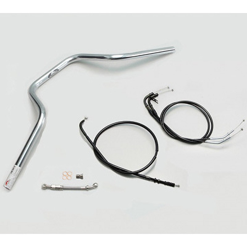 H715-073C ヨーロピアン4型 ハンドルSET ハリケーン クロームメッキ色