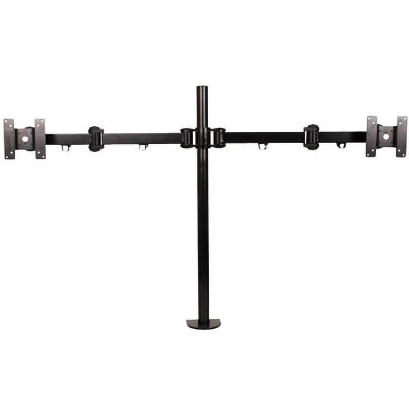 MARMGUS11L 8軸式ロングくねくねデュアルモニタアーム サンコー(電子機器) 荷重10×2kg クランプ式 デスク取り付けタイプ