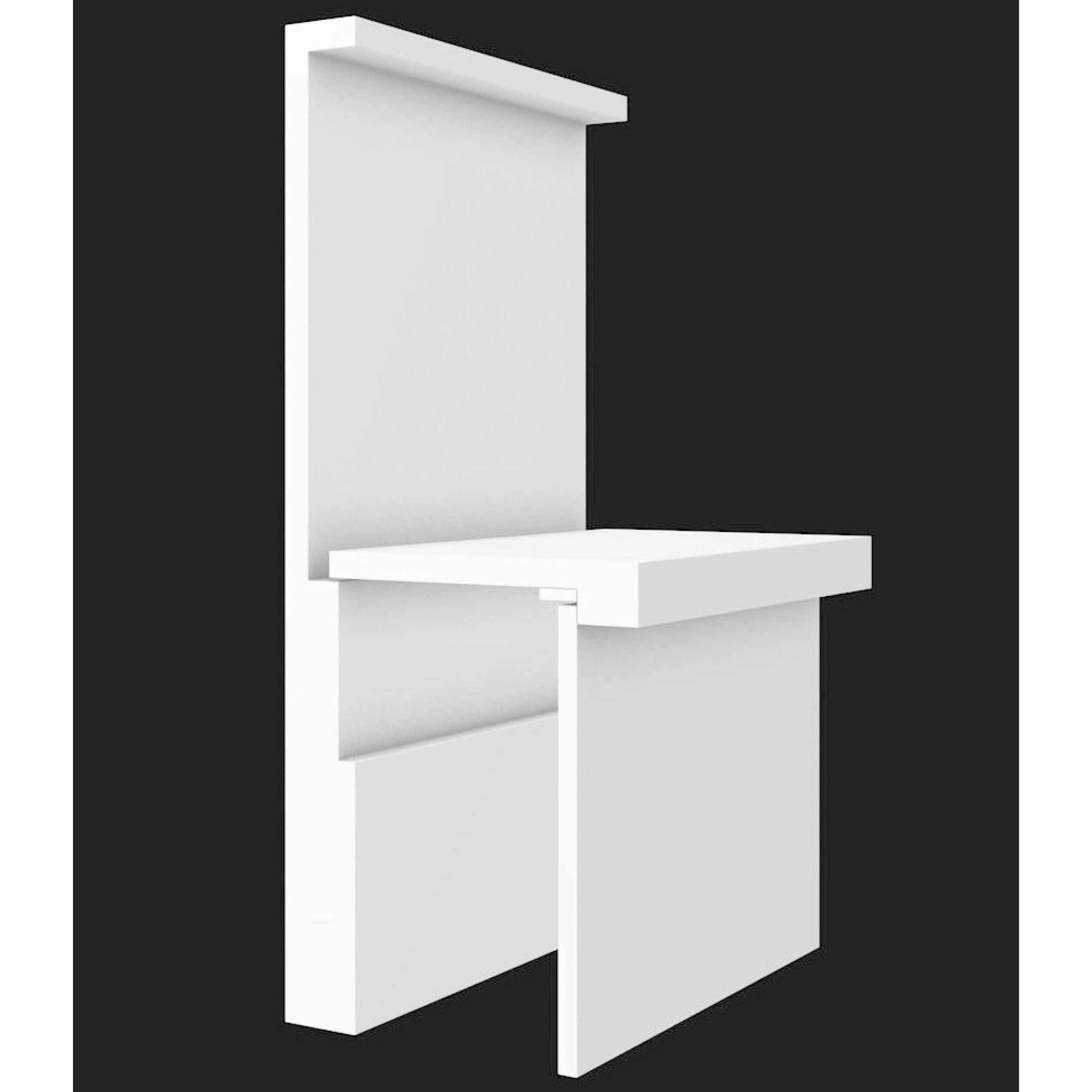 壁面付展示台(折りたたみ式) 栄彩 白色 - 【通販モノタロウ】