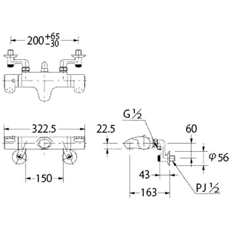 正規品／カクダイ 173-214K サーモスタットシャワ混合栓 kakudai 日用品 カクダイ サーモスタットシャワー混合栓 品番：173-214K JAN