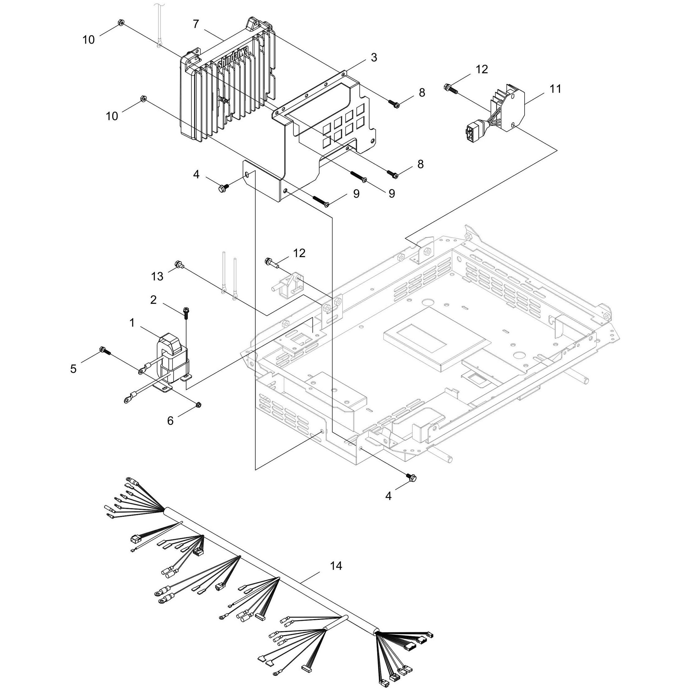 M116-000050 インバータユニット部品EGW160M-I 1個 新ダイワ 【通販モノタロウ】