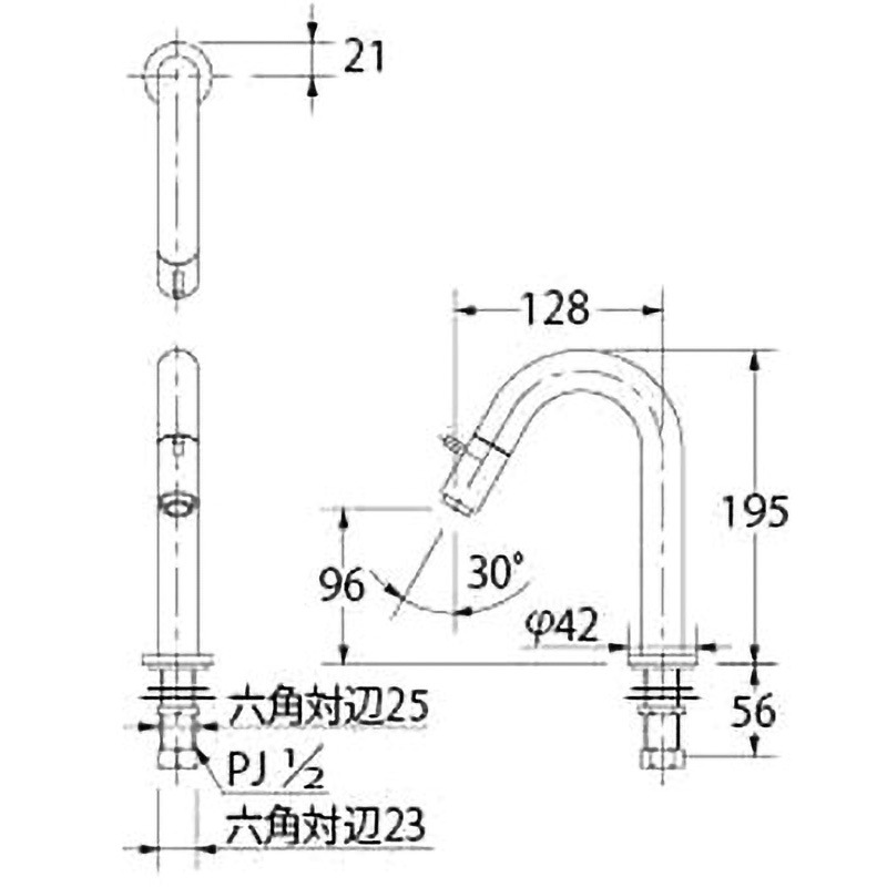 カクダイ 立水栓 721-209-13 721-209-13 カクダイ（KAKUDAI） 立水栓 SYATORA（シャトラ） 手洗い