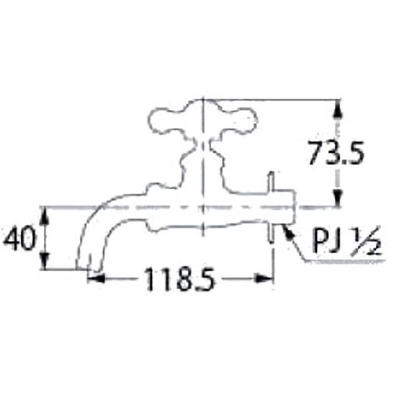 7015F-13 万能ホーム水栓 カクダイ 呼び径13mm 7015F-13 7015F-13 万能ホーム水栓 カクダイ 呼び径13mm 7015F-13