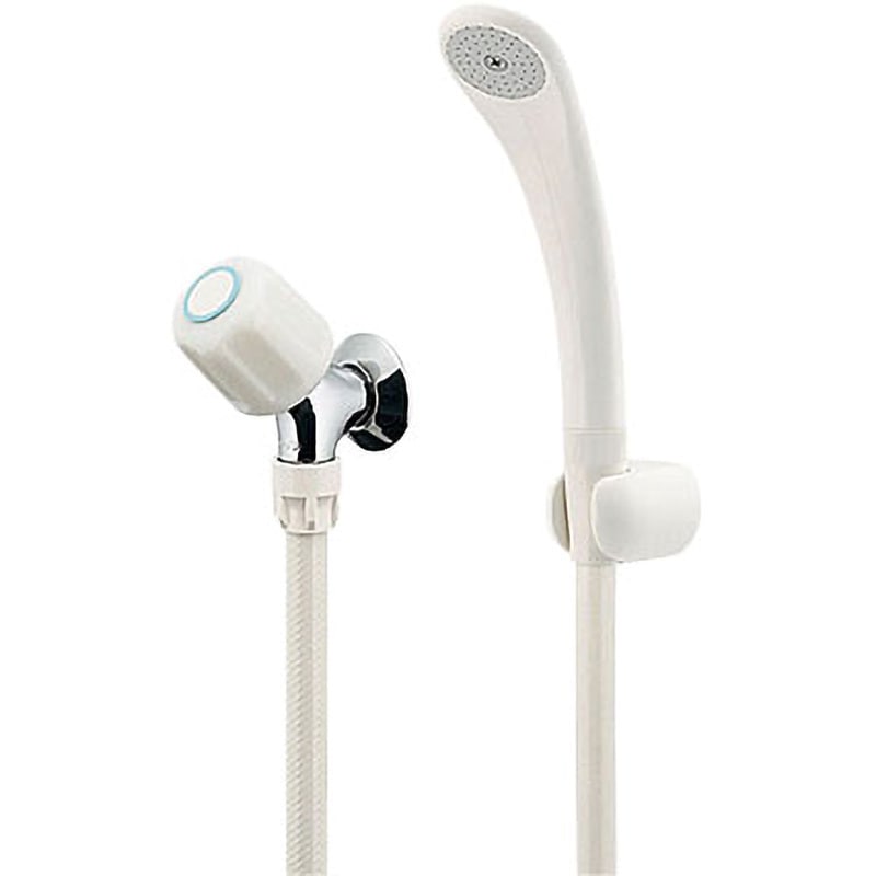 720-500-13 シャワー水栓 カクダイ ホワイト色 ホース長さ1.6m  720-500-13