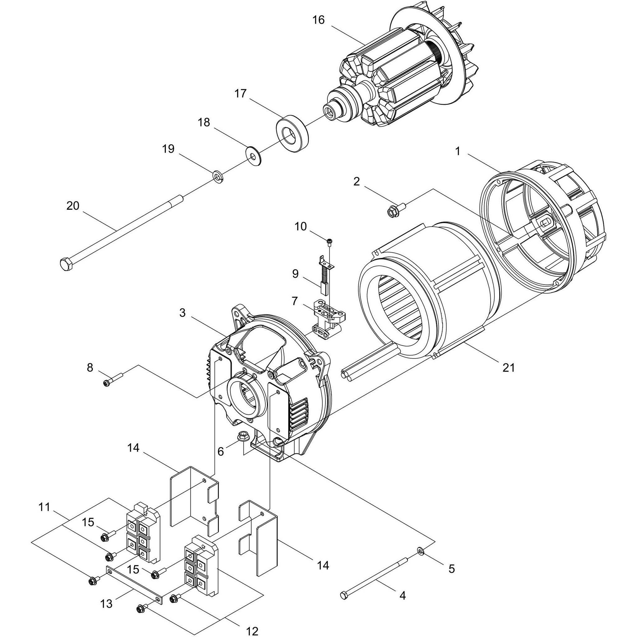 M305-000570 ロータ・ステータ部品EGW190M-IRC 1個 新ダイワ 【通販モノタロウ】