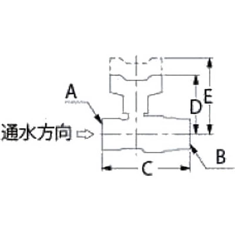 653-500-20 逆止弁つきボール止水栓 1個 カクダイ 【通販