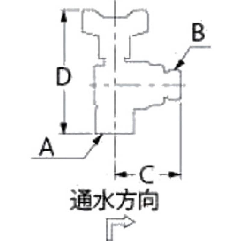 653-900-20 逆止弁つきアングルボール止水栓 1個 カクダイ 653-900-20 逆止弁つきアングルボール止水栓 1個 カクダイ