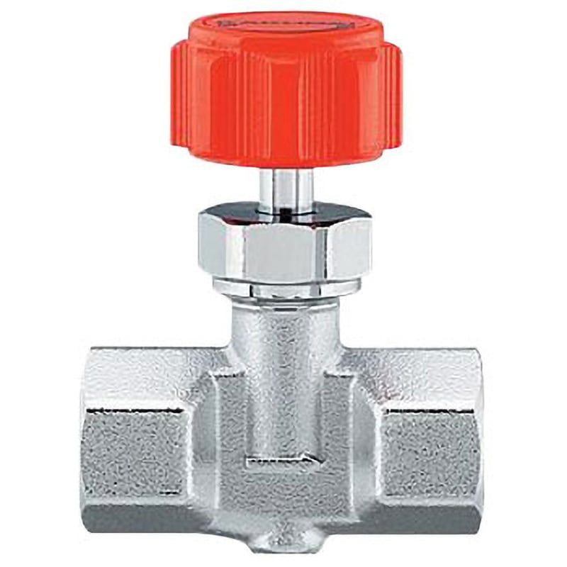 651-931-10 ニードルバルブ カクダイ 黄銅 ストレート 接続Rc 呼び径(B