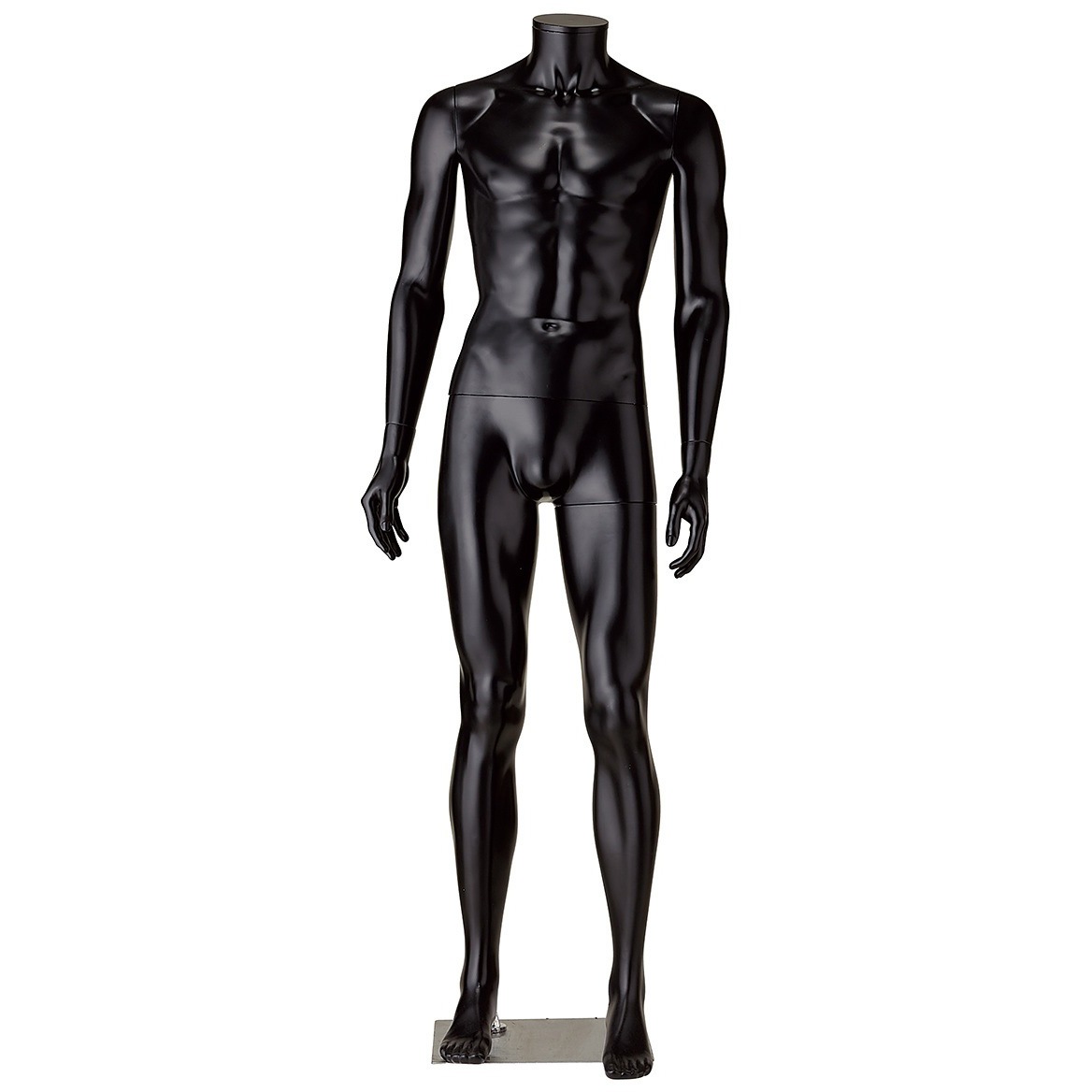 フレキシブルマネキン 紳士タイプ ストアエキスプレス ブラック PP製 紳士リアルマネキン ストア・エキスプレス 【通販モノタロウ】