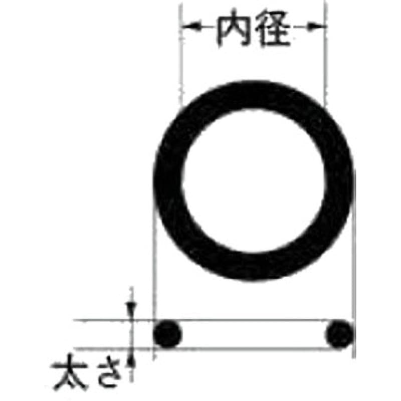 794-85-50 補修用Oリング カクダイ 内径49.7mm 1袋(2個