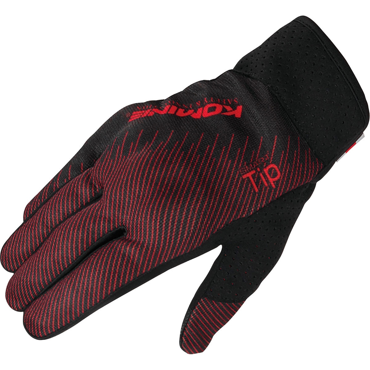 06-233/RD/BK/L GK-233 Protect Riding Mesh-Gloves コミネ 色Red