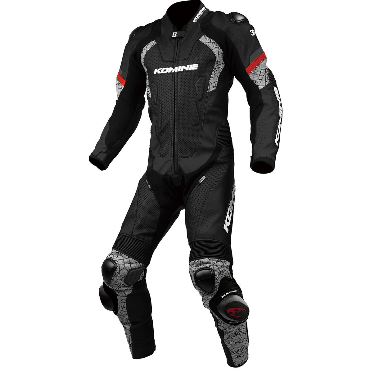 02-052/BK/XLB S-52 Racing Leather Suit コミネ 色Black サイズXLB - 【通販モノタロウ】