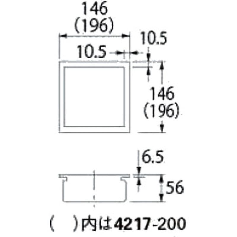 Amazon | カクダイ 角排水ユニット 4217-150 | 排水用皿