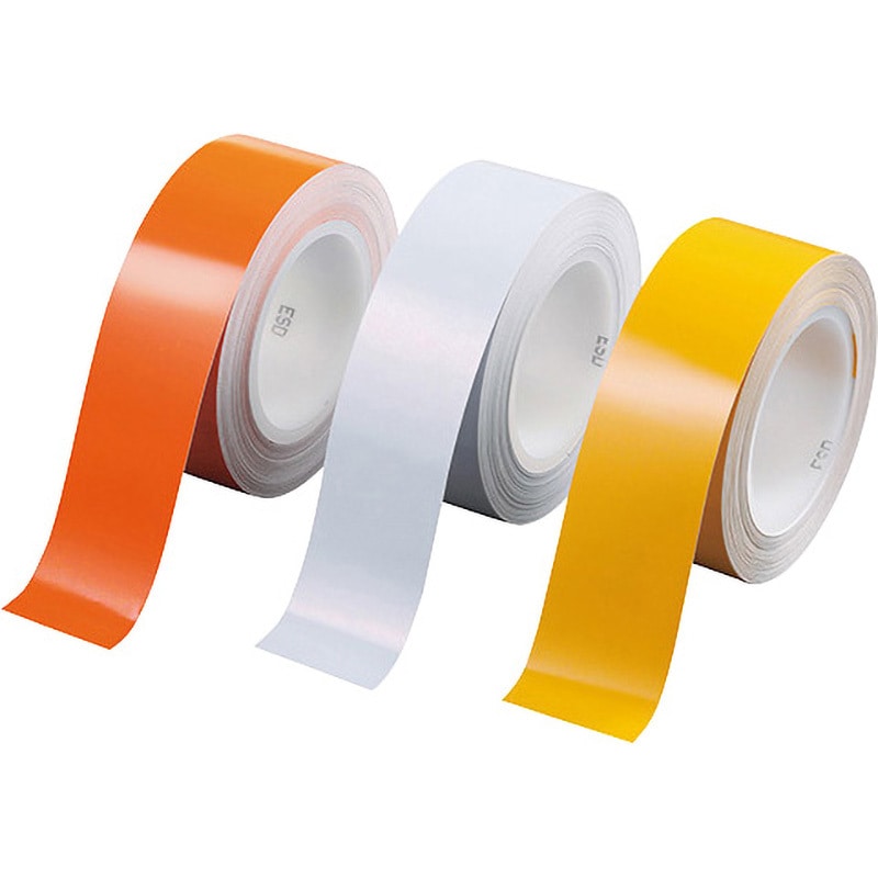 アズワン アズピュアESD PETラインテープN 黄/黒 25mm×33m 10巻入 1-4807-66 アズピュア（アズワン） アズピュアESD PETラインテープN 黄 25mm×33m