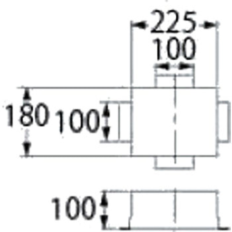 626-130 散水栓ボックス カクダイ 寸法225×180×100mm - 【通販