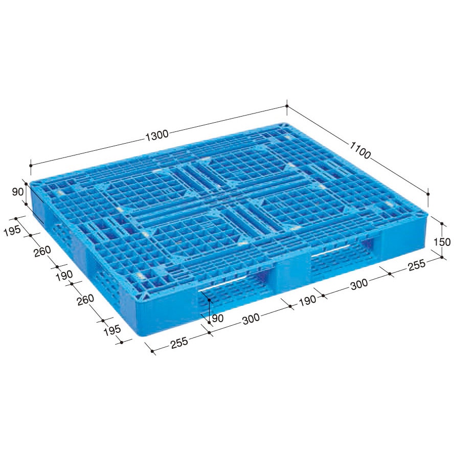 軽量パレット Lシリーズ 片面四方