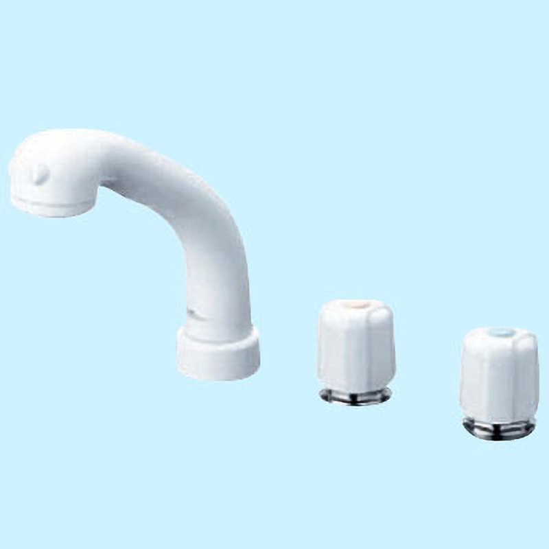 KF15N2SL7 埋込2ハンドル混合栓(3ツ穴2ハンドル水栓の交換用) KVK 洗面