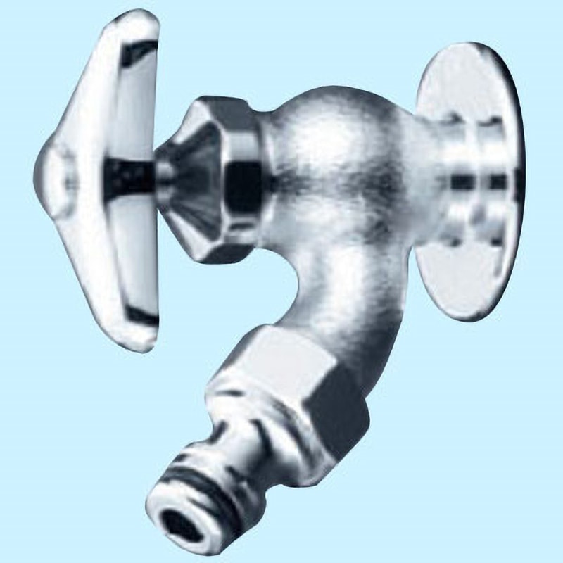 K8SPZ 屋外ホース接続ニップル付散水栓 KVK 呼び径13mmねじサイズPJ1/4