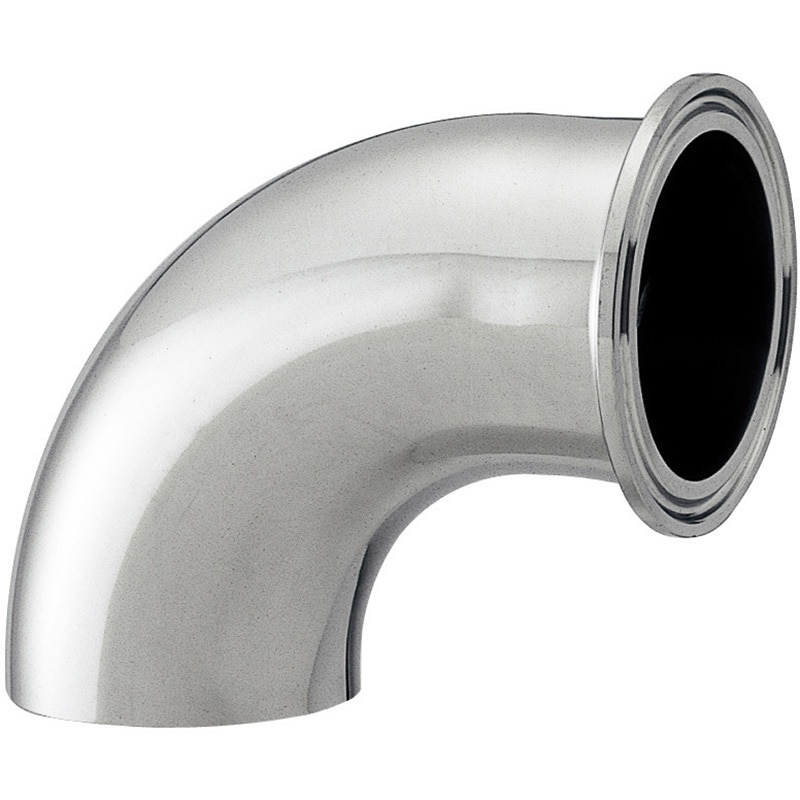 90e1f142 S-304 90°片ヘルールエルボ 協和ステンレス SUS034製 呼び径1.0S