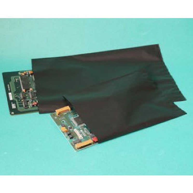 B6-10 導電性袋(カーボン練り込みタイプ) 1セット(500枚) ハイリーク 【通販モノタロウ】