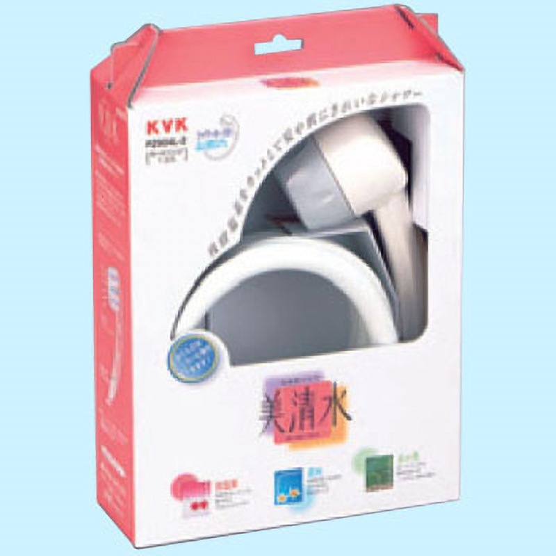 PZ904L-2 脱塩素シャワー美清水シャワーホースセット白1.6m 1セット KVK 【通販モノタロウ】 6,638円