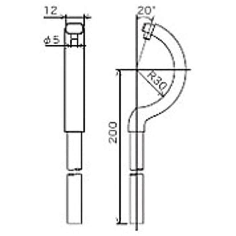 PG26 台付1ツ穴シングルレバーカートリッジ取り外し工具 1個 KVK