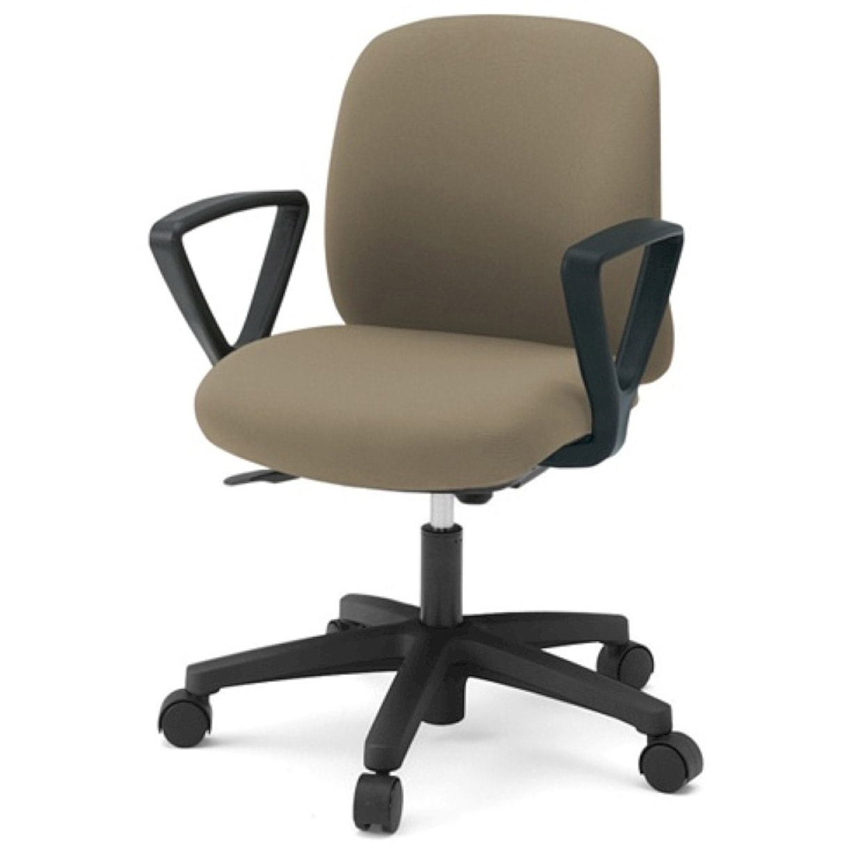 KT-176PV-T1Y3 イトーキ ボニートチェア 布地張り 背裏 樹脂タイプ 固定肘付 ベースカラー ブラック ナイロンキャスター＜配送時組立サービス付＞ 1台 イトーキ 【通販モノタロウ】