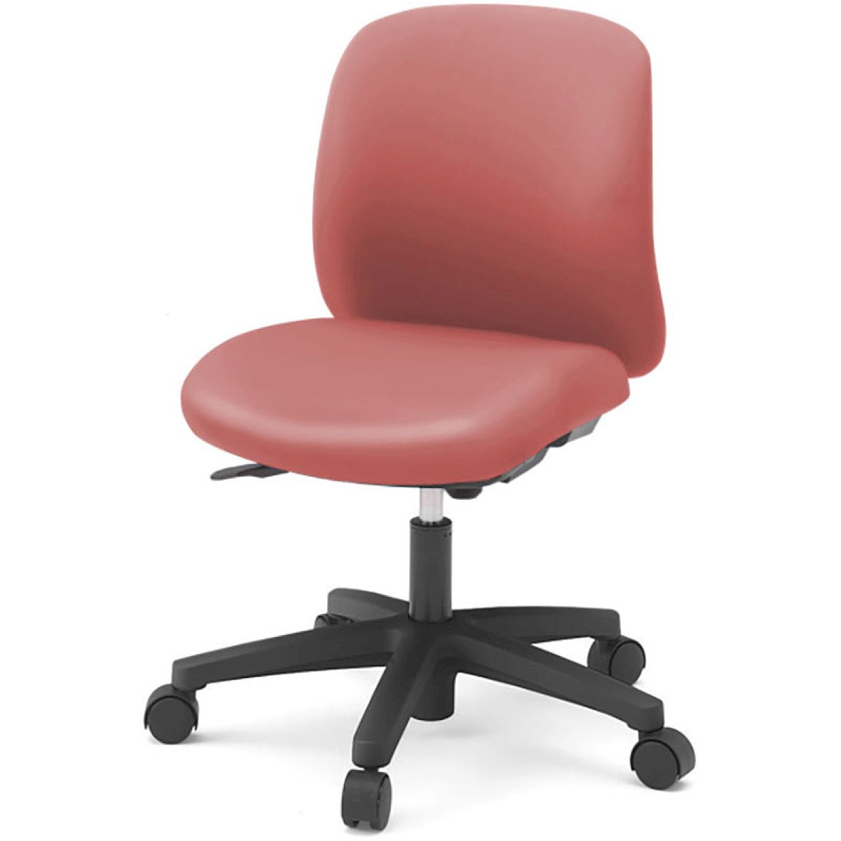 KT170DLM-T1M6 イトーキ ボニートチェア ビニールレザー張り 背裏 樹脂タイプ 肘なし ベースカラー ブラック ウレタンキャスター＜配送時組立サービス付＞ 1台 イトーキ 【通販モノタロウ】 21,885円