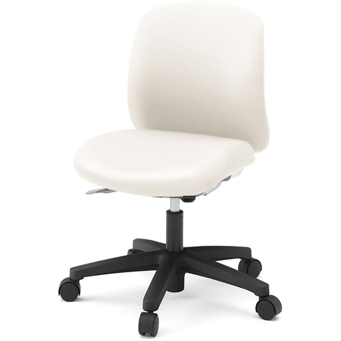 KT170DLM-W9C8 イトーキ ボニートチェア ビニールレザー張り 背裏 樹脂タイプ 肘なし ベースカラー ホワイト ウレタンキャスター＜配送時組立サービス付＞ 1台 イトーキ 【通販モノタロウ】