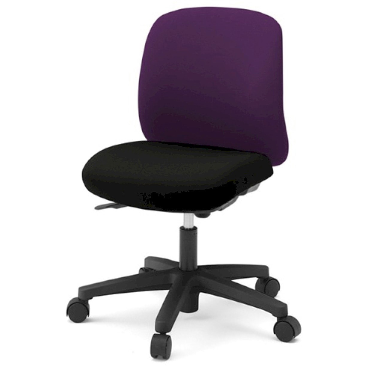 KT170PVM-T1T1X7 イトーキ ボニートチェア 布地張り(背座コンビ張り)背裏 樹脂タイプ 肘なし ベースカラー ブラック ウレタンキャスター＜配送時組立サービス付＞ 1台 イトーキ 【通販モノタロウ】