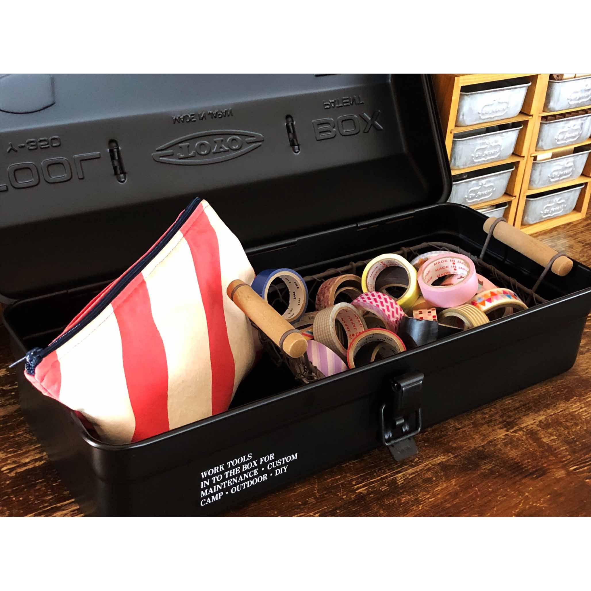 YK032BK YK-032 山型ツールボックス 山城 ブラック色 - 【通販モノタロウ】