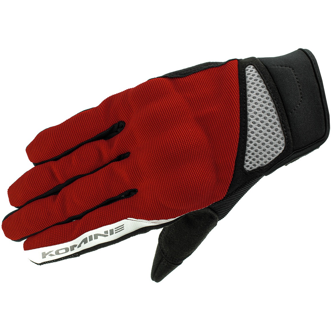 06-1633 GK-1633 3D プロテクトメッシュグローブ コミネ レッド色 サイズS