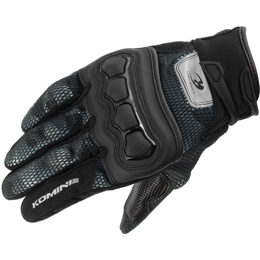 Jun-53 GK-2153 プロテクト3Dメッシュグローブ コミネ ブラック カモ色 サイズS  Jun-53 5,206円