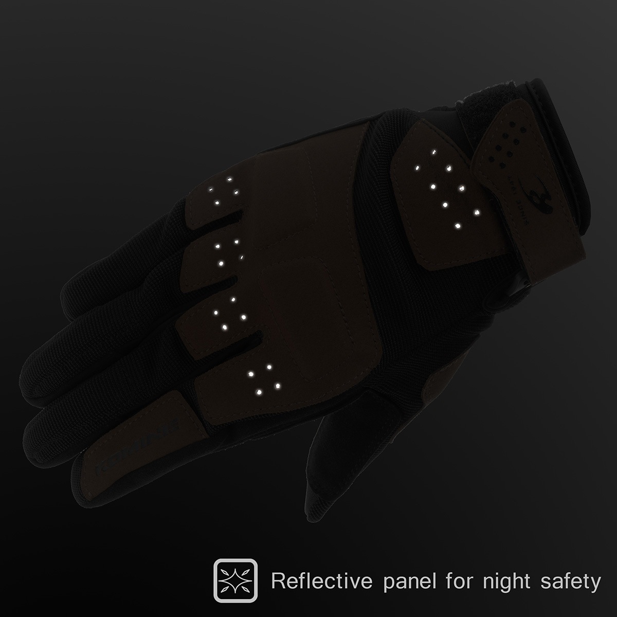 Jun-73 GK-2273 アーバンメッシュグローブ コミネ ブラウン ブラック色