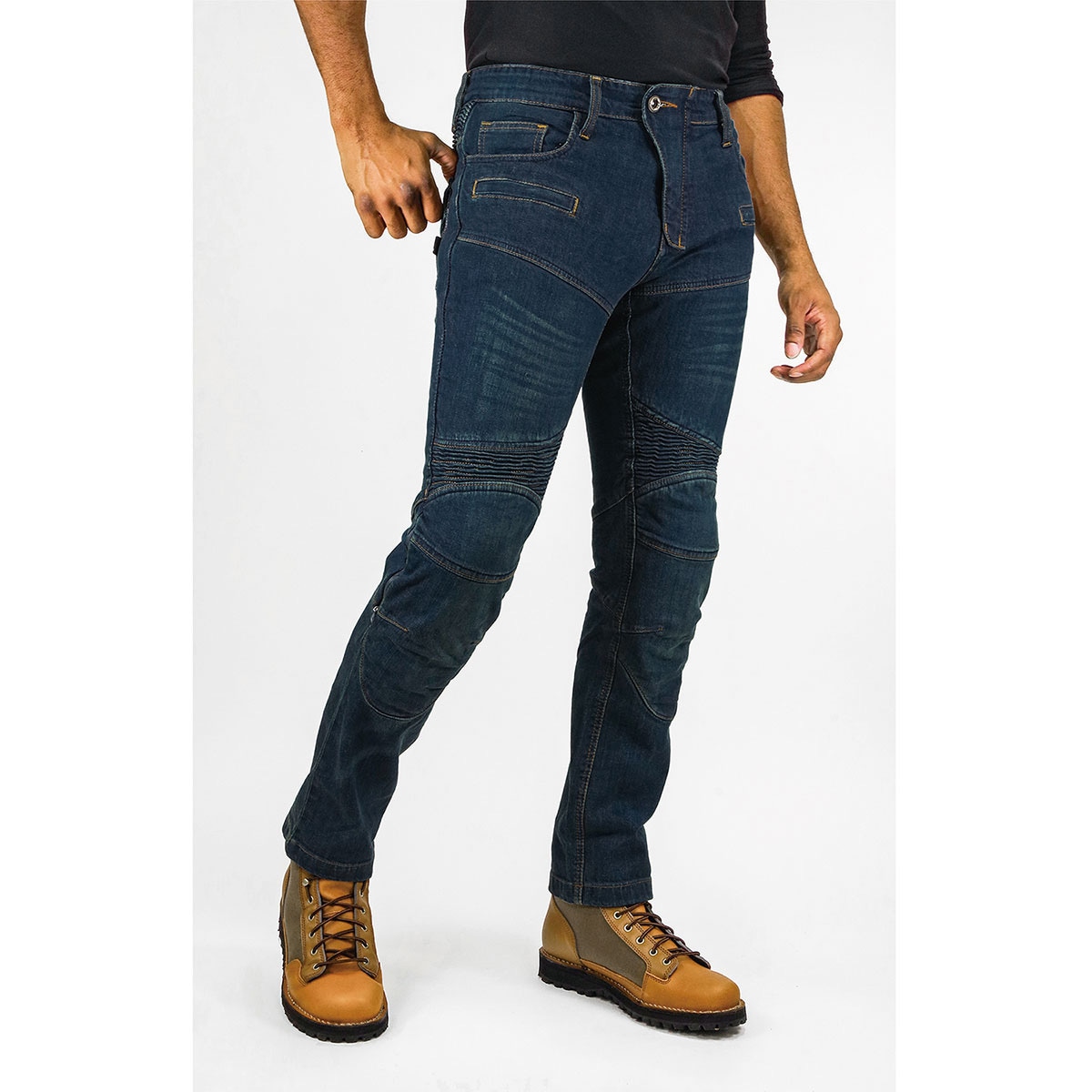 Jul-83 PK-7183 スーパーフィット KV デニムジーンズ コミネ インディゴ ブルー色 サイズ5XLB  Jul-83