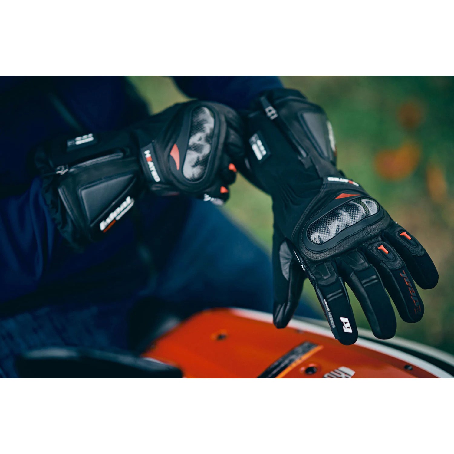 ID203BK/3XL バイク用 電熱グローブ ID-203 HEAT3(ヒート3) IDEAL