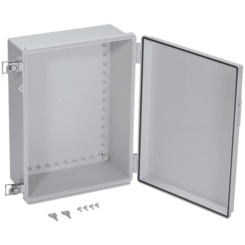 BCPK203018SN 防水・防塵鍵付開閉式ポリカーボネートプラボックス BCPK