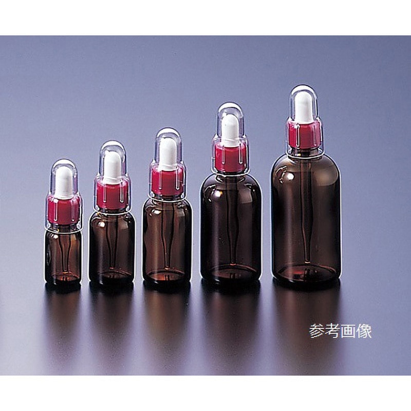 0817-24 スポイド瓶(丸型) マルエム(理化学・容器) 20mL 1箱(24