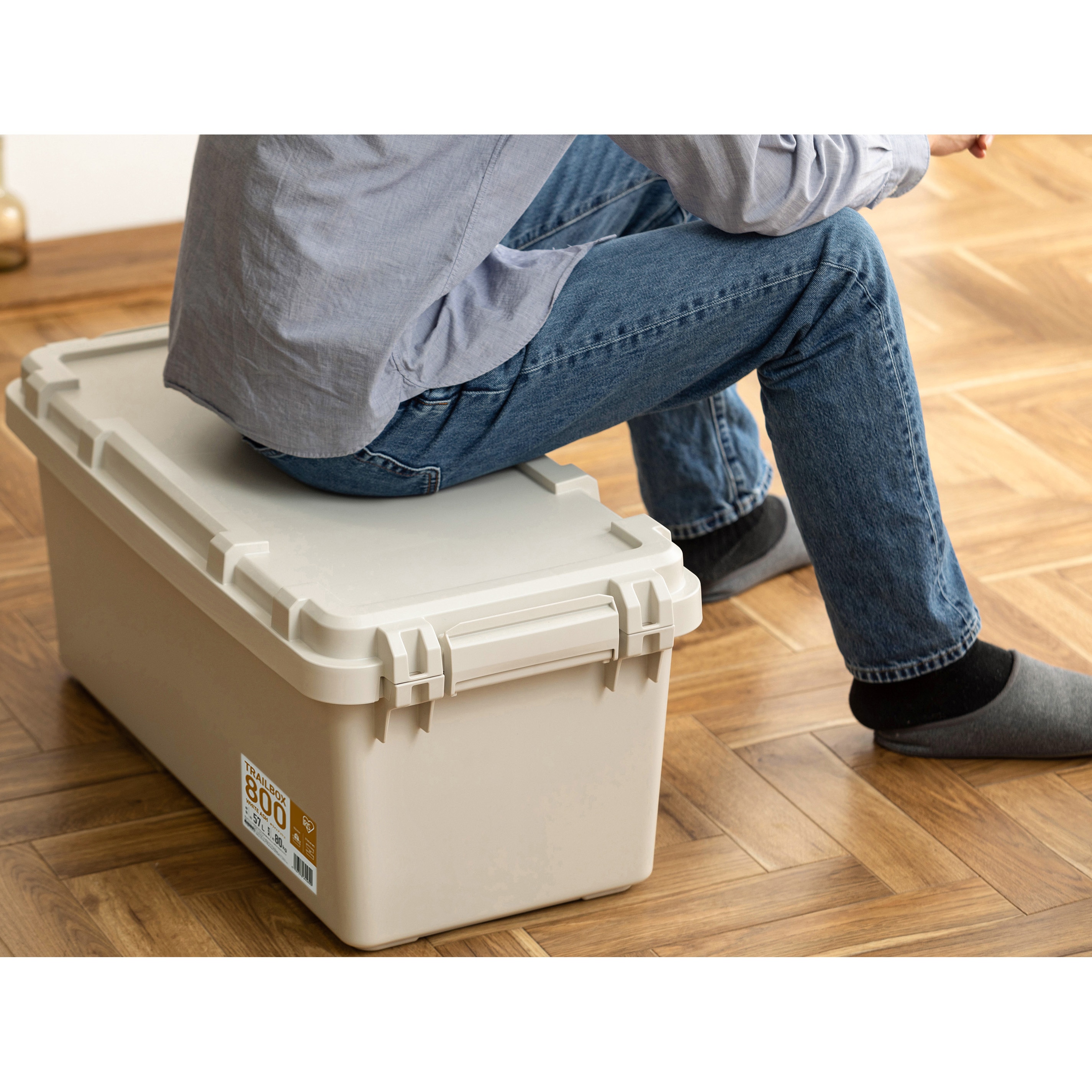 TRB-800 TRAILBOX 400 アイリスオーヤマ ホワイトアッシュ色 TRB-800 TRAILBOX 400 アイリスオーヤマ ホワイトアッシュ色