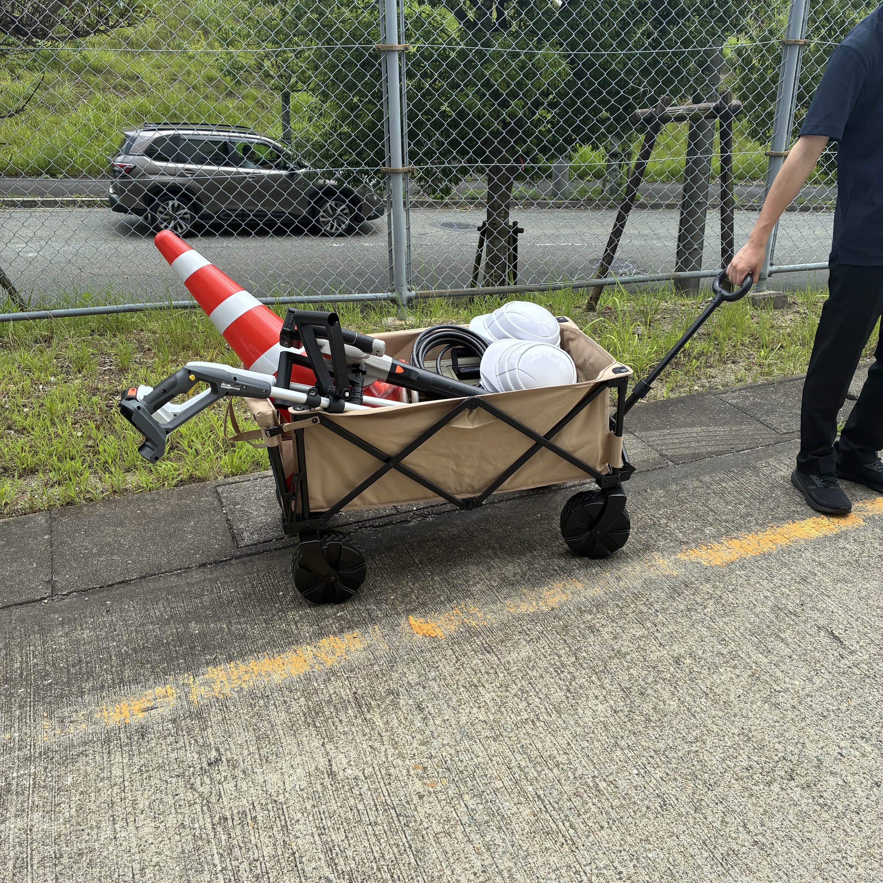 ODW-980 アウトドアワゴン アイリスオーヤマ 耐荷重100kg 幅980mm奥行