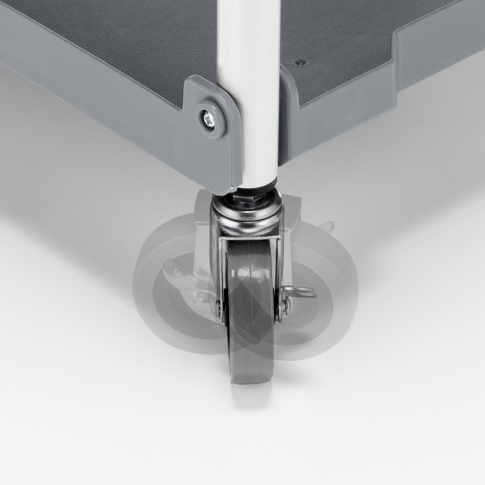 CART-FA2GY カート サンワサプライ 3段 ストッパーあり シルバー色 幅