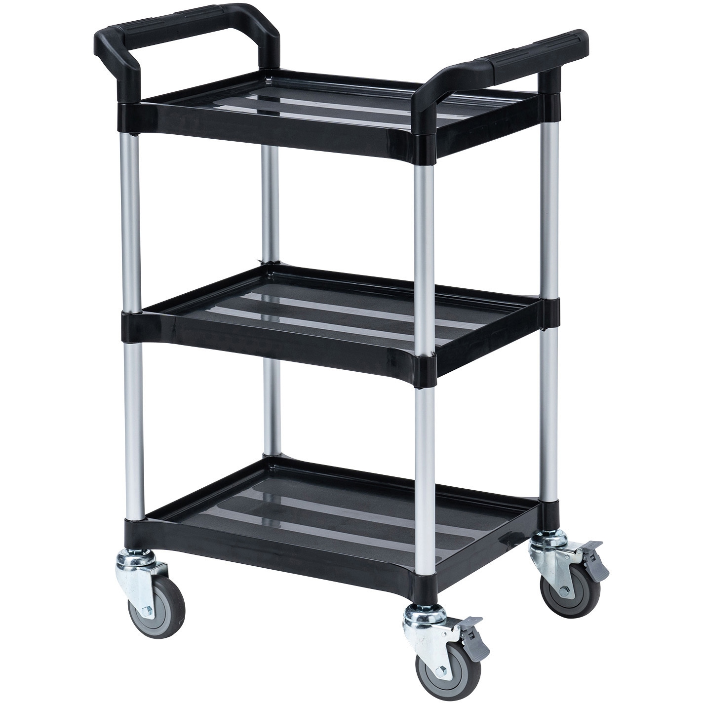 CART-FA3BK カート サンワサプライ キャスターあり 3段 ブラック色   CART-FA3BK