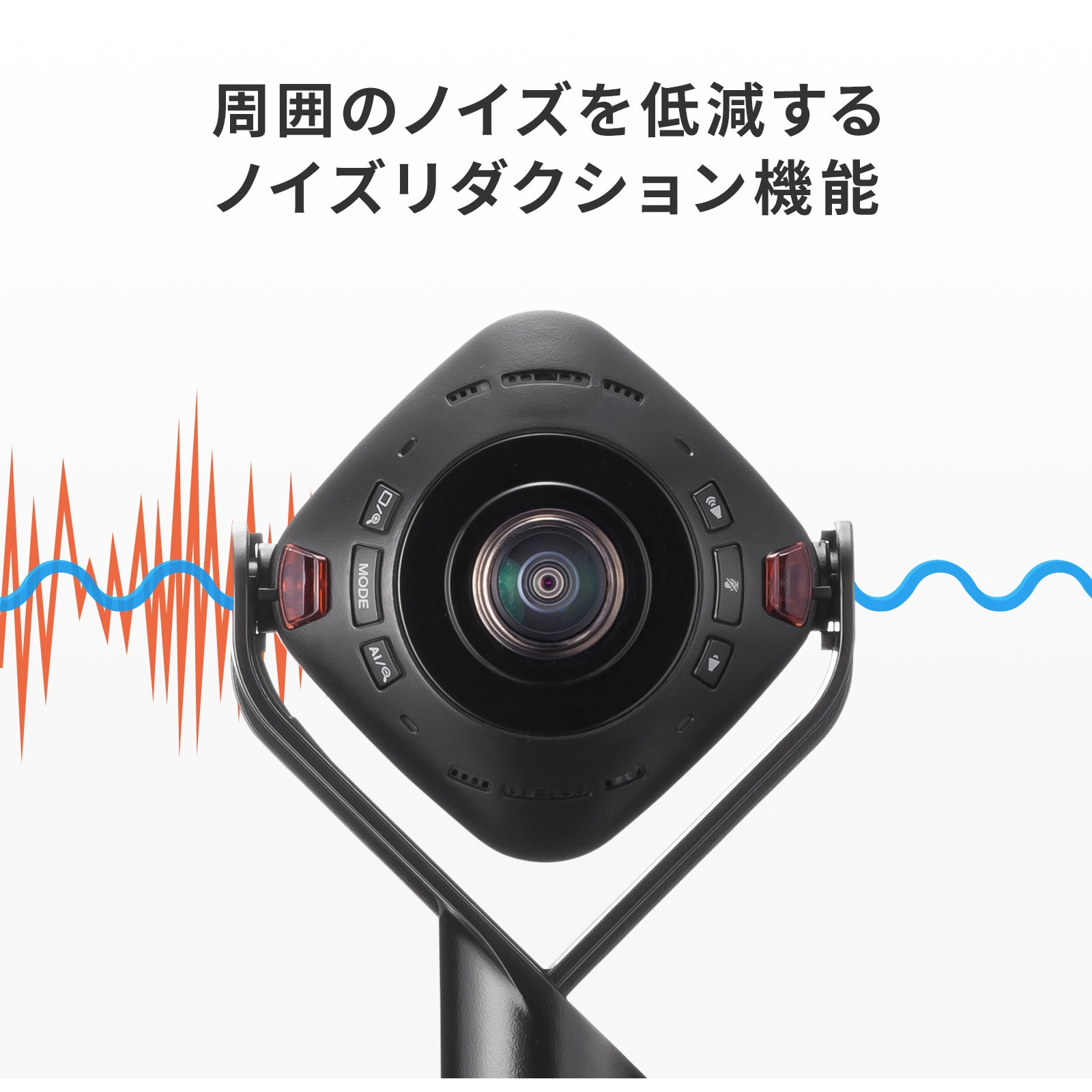 CMS-V71BK WEBカメラ サンワサプライ ケーブル長2m 固定