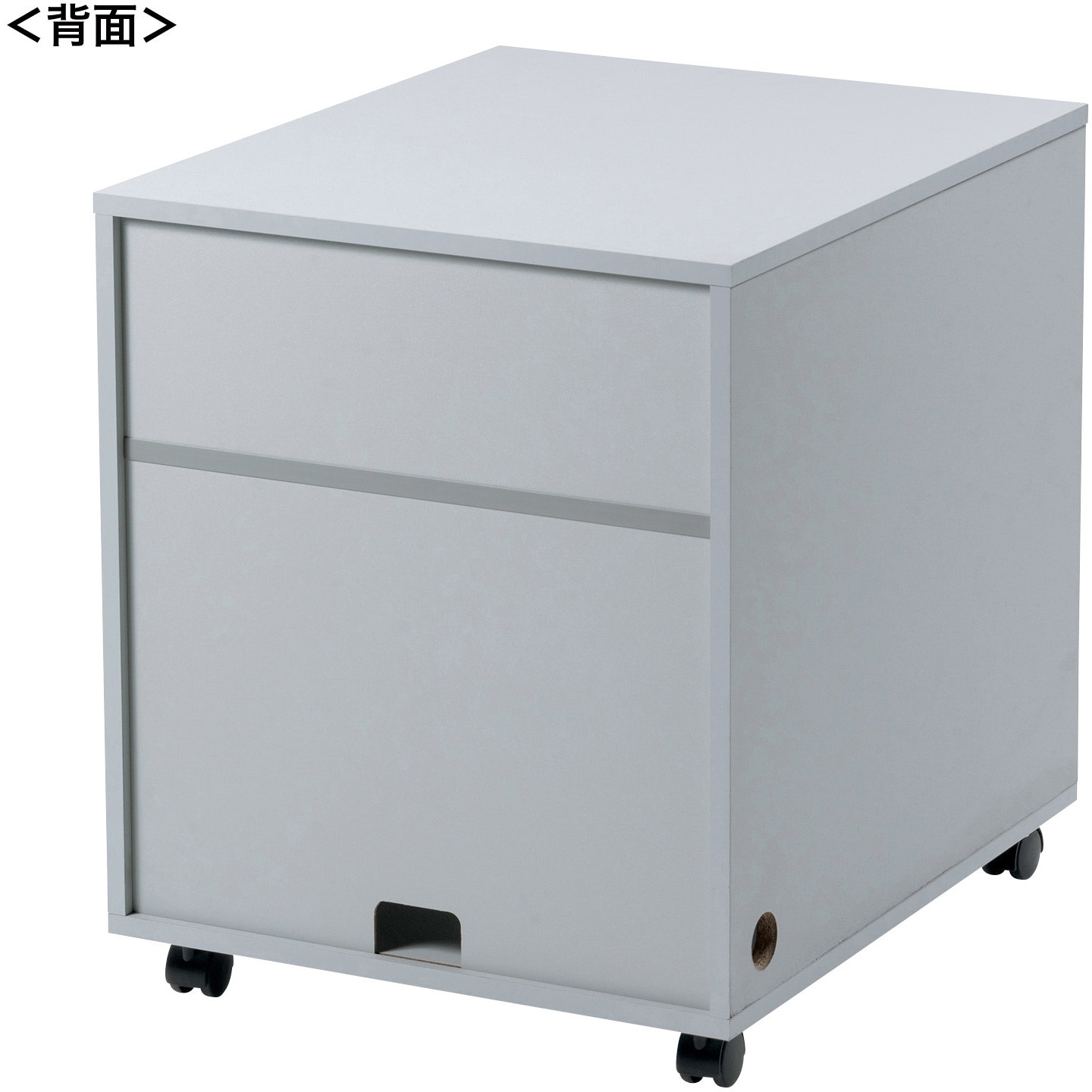 2U機器保護ボックス CP-051GY 機器収納ボックス サンワサプライ キャスターあり