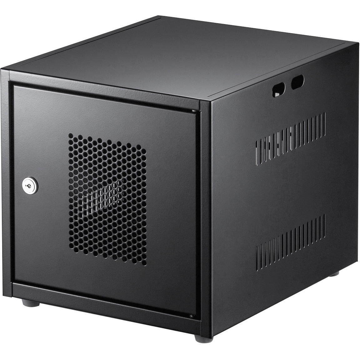 CP-KBOX6BK 機器収納ボックス サンワサプライ 寸法300×350×300mm 有(シリンダー錠)