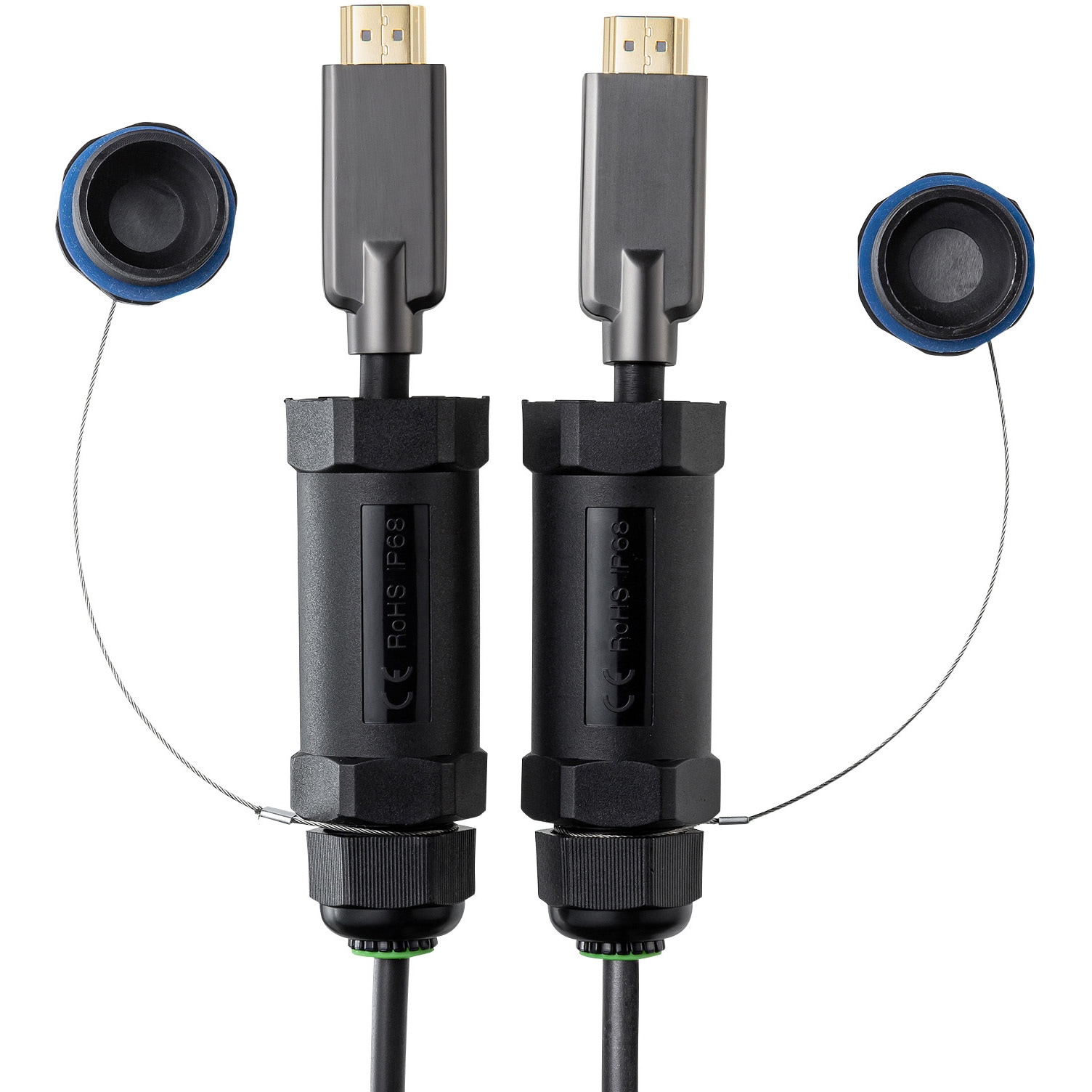 サンワサプライ HDMI2.0 光ファイバケーブル 50m 4K対応型 KM-HD20-PFBAD50【4K60Hz対応光ファイバHDMIケーブル（50m