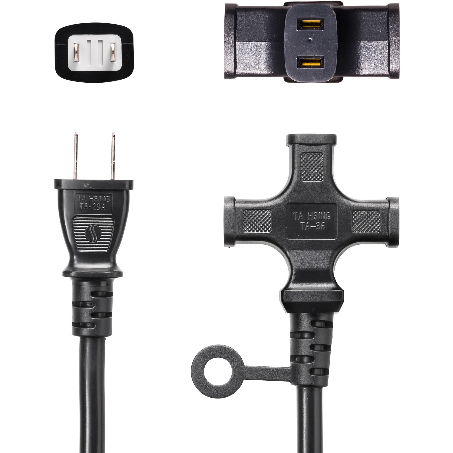 TAP-EX23-03BK 電源延長コード サンワサプライ プラグ形状2P