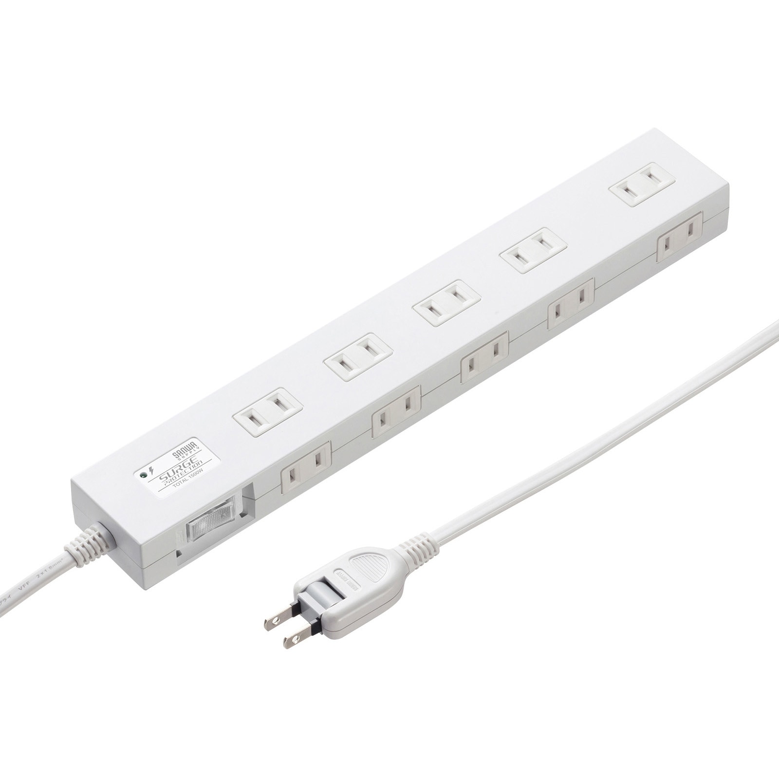 TAP-SP2110N-1W 電源タップ サンワサプライ 2P 一括集中スイッチ