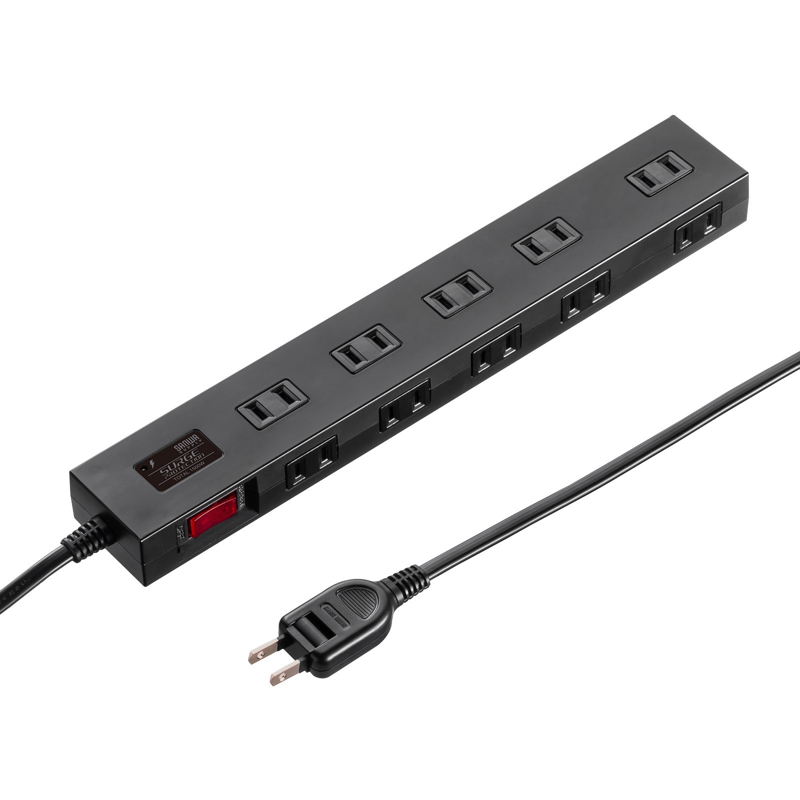 TAP-SP2110N-2BK 電源タップ サンワサプライ 2P 一括集中スイッチ