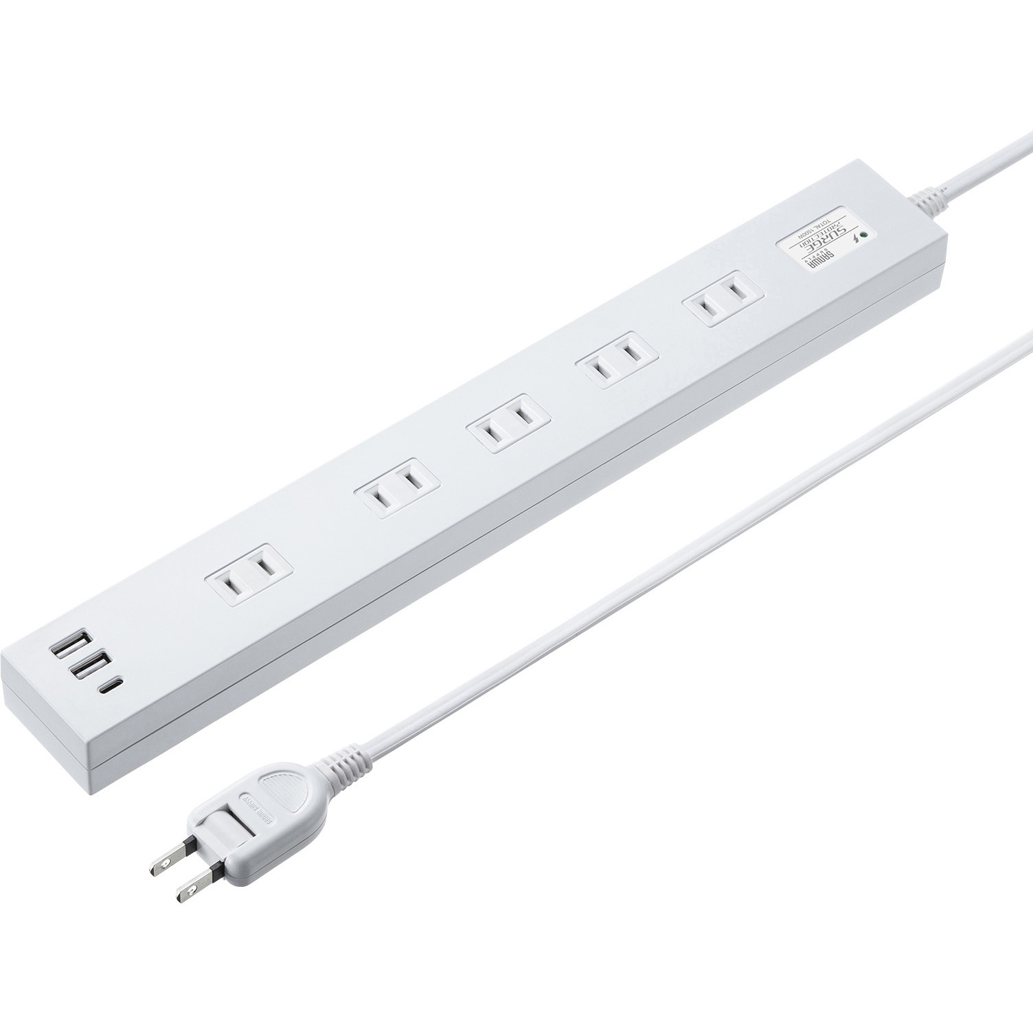 TAP-SP2110NUC-1W 電源タップ サンワサプライ 2P 一括集中スイッチ